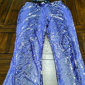 Very flashy flare legged pants